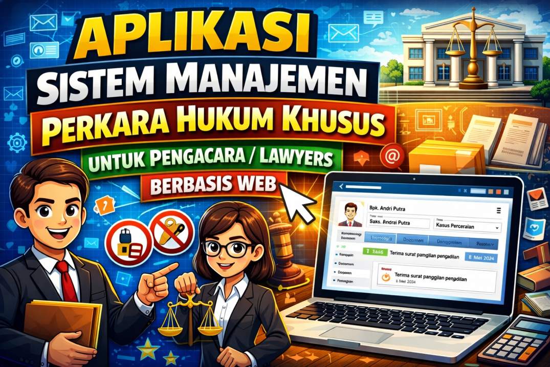 Aplikasi Manajemen Perkara Hukum Untuk Lawyer/Pengacara