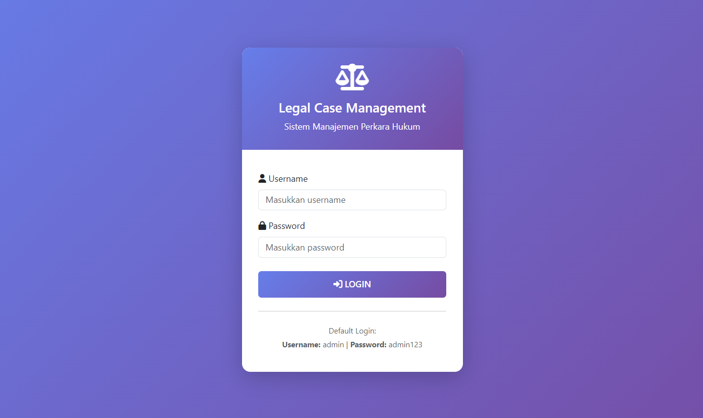 Aplikasi Manajemen Perkara Hukum Untuk Lawyer/Pengacara