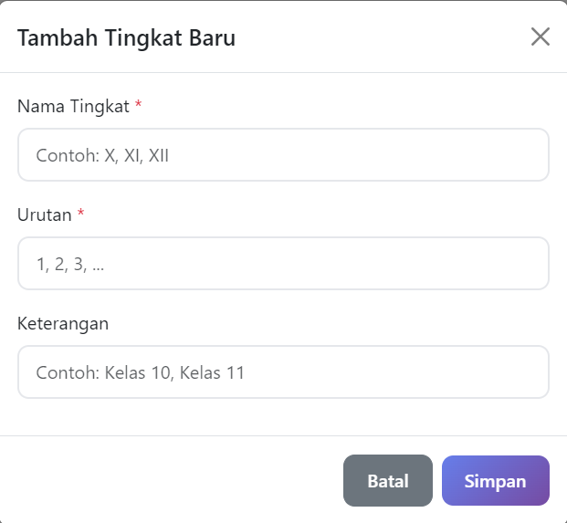 Aplikasi Pelanggaran Siswa di Sekolah